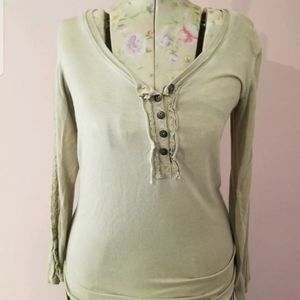 Women's Henley Button Shirt